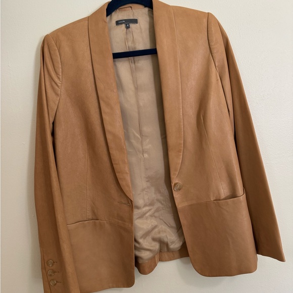 Vince Leather Jacket - Picture 1 of 5